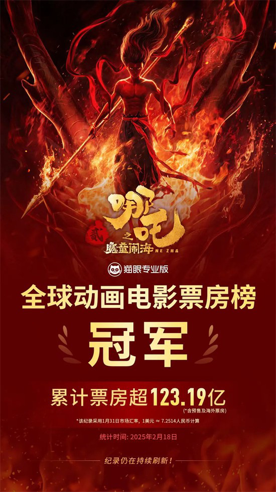 《哪吒2》问鼎世界第一!哪吒主题乐园要来了?