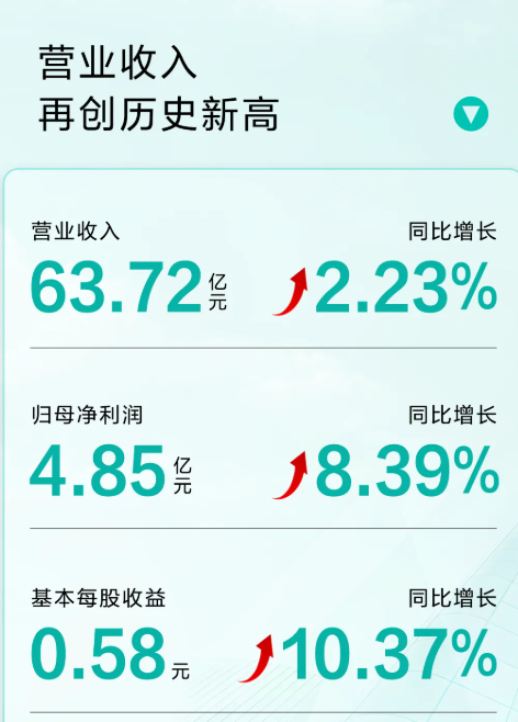华帝2024年业绩报告:净利4.85亿元 已连续2年盈利 华帝2024年业绩报告:净利4.85亿元 已连续2年盈利