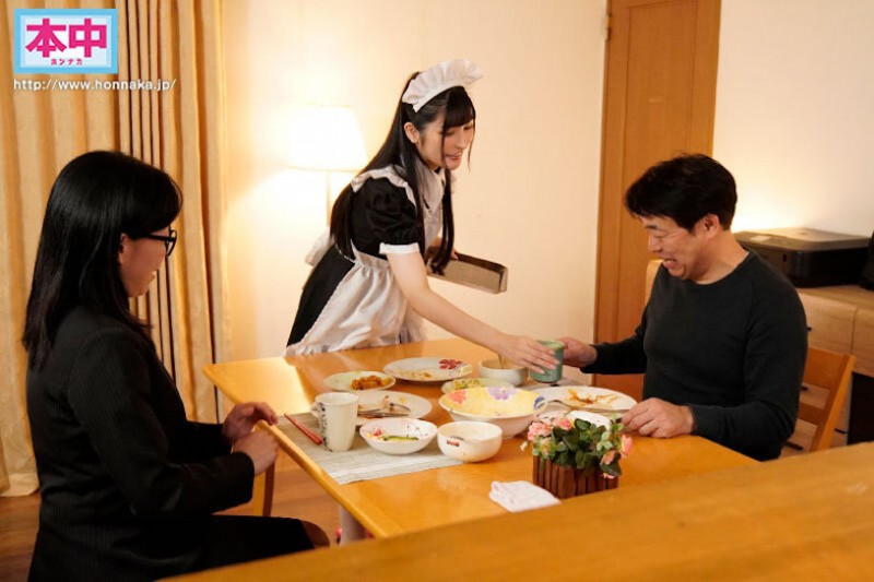 胡桃さくら(胡桃樱)作品HMN-370发布!巨乳妹变成老师吉村卓的家政妇,每一天都紧贴中出SEX!