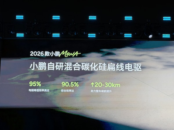 11.98万元起 2026款小鹏MONA M03正式上市 11.98万元起 2026款小鹏MONA M03正式上市